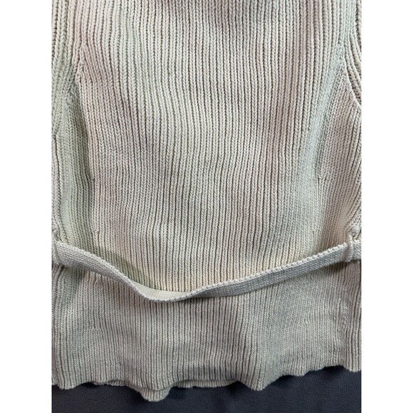 Vtg GAP Small Open Front Sweater Cardigan With Tie Knit - Picture 3 of 5